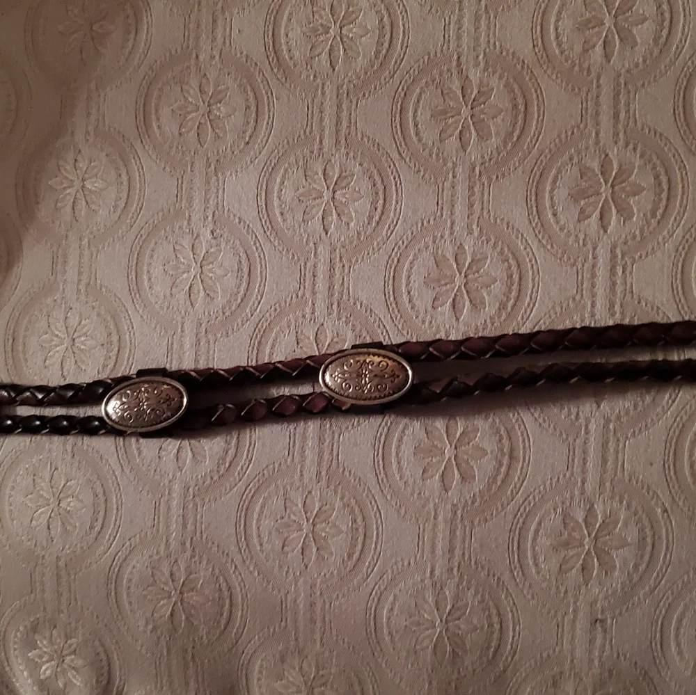 Brighton braided leather